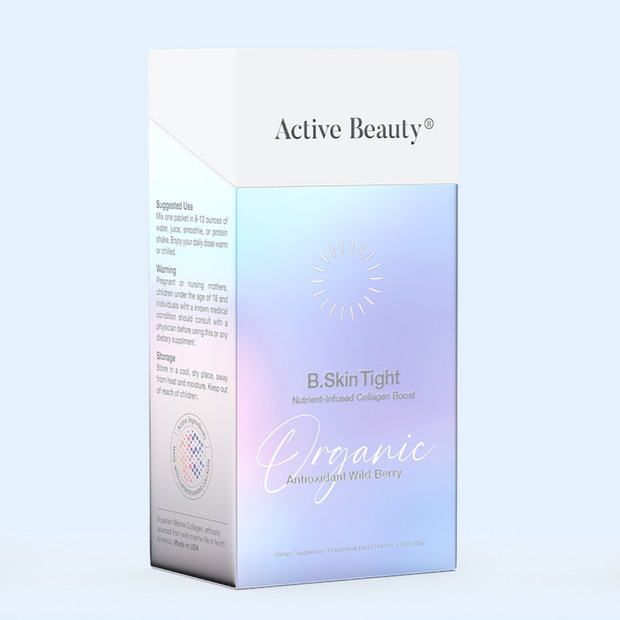 Skin Tightening Collagen Booster – B.Skin Tight 10 Pack Organic Wild Berry